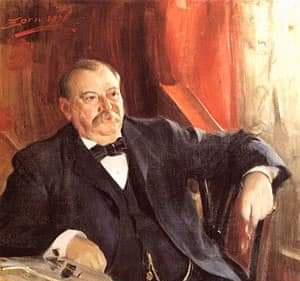 1908년 6월 24일, 미국의 제 22•24대 대통령 그로버 클리블랜드 (Stephen Grover Cleveland, 1837 ~ 1908) 타계