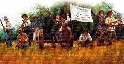 1835년 10월 2일, 텍사스 혁명: 곤살레스 전투 (Battle of Gonzales, 1835) 발발