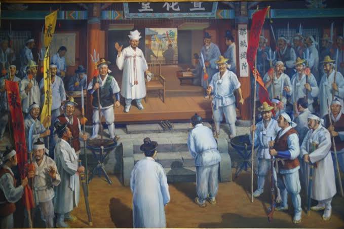 1894년 6월 11일, 동학농민운동 : 동학농민군과 조선중앙정부가 전주 화약 (全州和約) 체결
