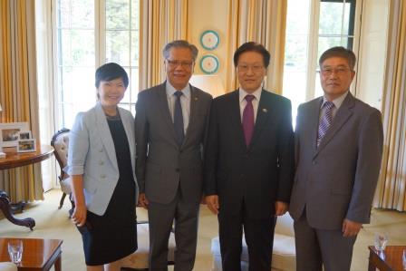 김봉현 대사, 남부호주 총독 예방