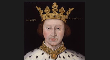 1400년 2월 14일, 플랜태저넷 왕가의 잉글랜드 8번째 왕 리처드 2세 / 리차드 2세 (Richard II, 1367 ~ 1400) 타계