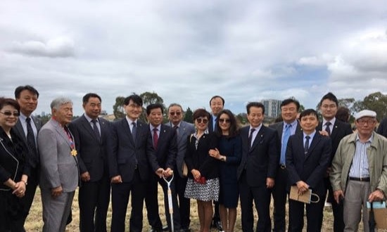 멜번 민주평통, 한국전 참전기념비 기공식 개최