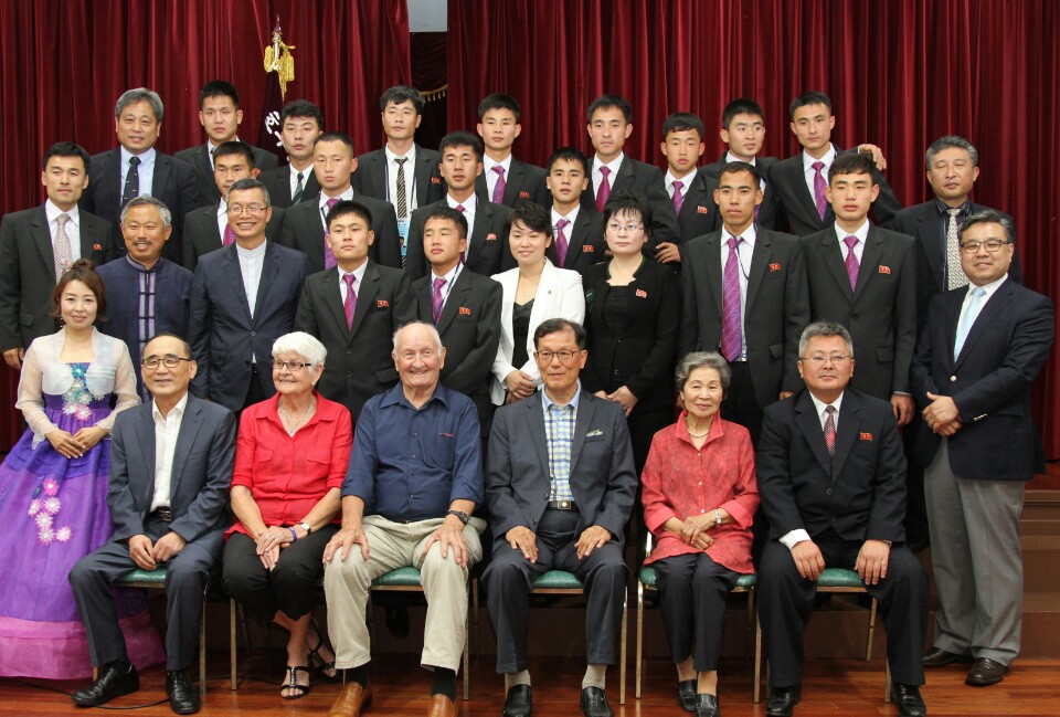 북한농아축구선수단, 시드니 입국해 해외동포 환영만찬으로 일정돌입