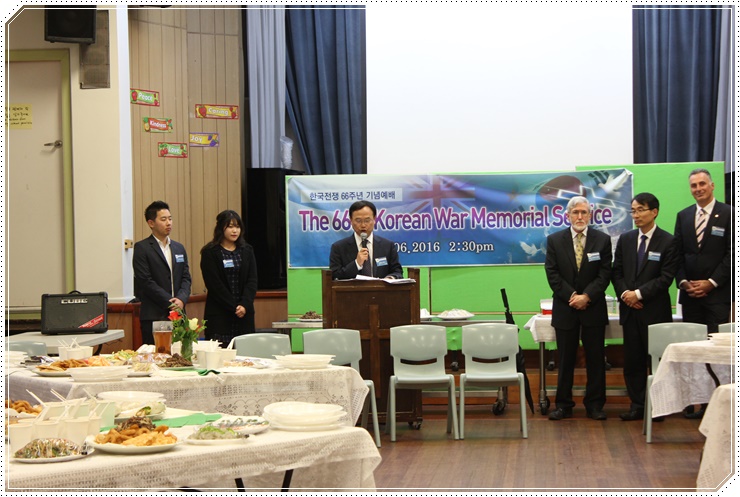시드니제일교회, 한국전쟁 66주년 기념예배 드려