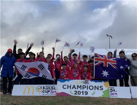2019 호주 캉가컵 ‘대구 동부고 여자축구부’ U-18 여자부 우승해