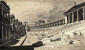 로마 최초의 극장이자 세계 최대의 극장, 폼페이우스 극장 (Theatrum Pompeii)