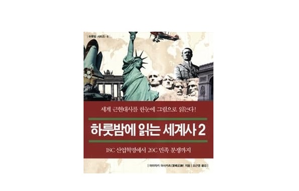 서적소개 – 하룻밤에 읽는 세계사 2 : 18C 산업혁명에서 20C 민족 분쟁까지 (미야자키 마사카츠 / 랜덤하우스코리아 / 2002.10.31)