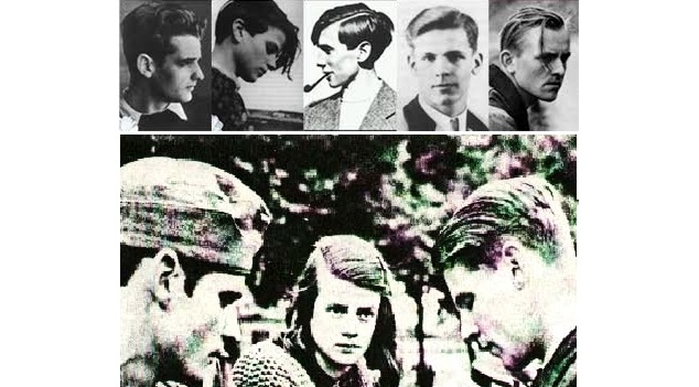 1943년 2월 22일, 독일 나치에 저항한 뭔헨대 교수·학생들로 구성된 비폭력 저항그룹 ‘하얀장미단’ (백장미단) 단두대 이슬로