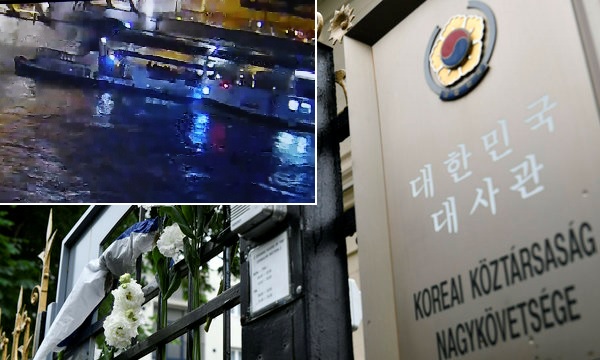 한국 외교부 “헝가리 유람선 침몰 한국인 사망자 2명 신원 확인”