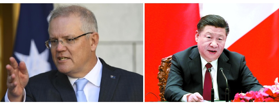 호주 · 중국 갈등격화, 중국 “호주장관 전화 안받겠다” 통보에 모리슨 호주 총리 “양보는 없을 것” – 외신들 “’돌아오지 못할 다리’ 건너는 호주와 중국” 표현도