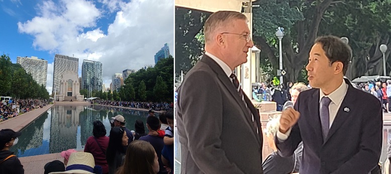 홍상우 총영사, 2022 Anzac Day 기념행사 참석해 추모 / 불기 2566년 부처님 오신 날 봉축 법회 참석